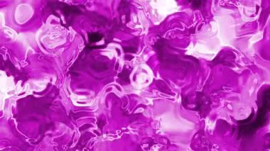Soyut Plastik Su B, soyut sıvı arkaplan akışkan, parlak mor ve beyaz renkler, Video Stoku kraliyet ailesi.