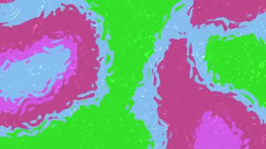 Sıvı Su C 'yi soyutlar, renkli sıvı desenli soyut animasyon arkaplanı sorunsuzca hareket eder ve şekil değiştirir..