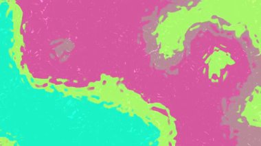 Sıvı Su C 'yi soyutlar, yaratıcı tasarımlar için kıvrımlı ve hareketli şekilli soyut sıvı boya arka planı, Video Stoku kraliyet ailesi.