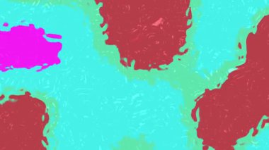 Sıvı Su B 'yi soyutlar, canlı renklere ve dinamik sıvı hareket arkaplanına sahip soyut akışkan sanat animasyonu, Video Stoku kraliyet ailesi.