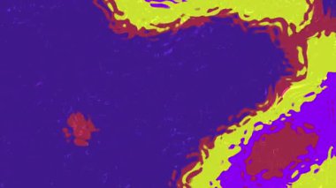 Soyut arkaplan, soyut canlandırılmış arka plan renkli sıvı şekiller bir döngü içinde hareket ediyor ve şekil değiştiriyor, Stock telif hakkı olmayan videolar.