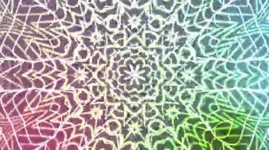 Girdaplar Kaleydoskop A, Gradyan Renkleriyle Dinamik Soyut Mandala Animasyonu ve Arkaplan için Geometrik Örnekler, Video Stoku Krallığı.