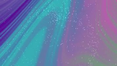 Twirl Partikülleri soyut akışkan arkaplan, parlak parçacıklar, dalgalı renkler ve canlı hareketler, Video Stoku kraliyet ailesi.