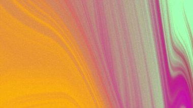 Soyut Çevir Gürültüsü, Soyut renkli sıvı akış arkaplanı canlı sarı pembe ve yeşil gradyan, Stock telif hakkı olmayan video.