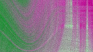 Soyut Twirl Gürültü, Soyut akış yeşil ve mor arka plan Gürültü dokusu ve dijital bozulma efektleri, Video Stok telif hakkı.