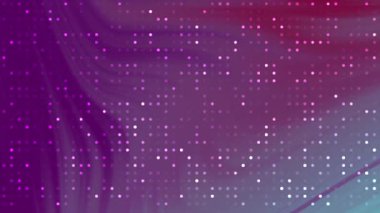 Twirl Blink Dot soyut mor animasyon, parlak nokta desenli akışkan bir sıvı arkaplan, Video Stok telif hakkı.