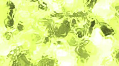 Soyut Plastik Su, Soyut akışkan yeşil sıvı arka plan Canlandırılmış dalgalanma ve titreşim efektleri, Video Stok krallığı.