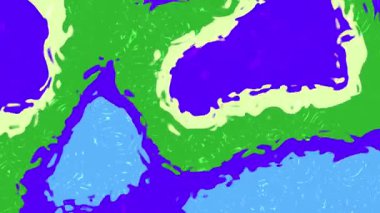 Sıvı Su B 'nin soyutlamaları, renkli sıvı akışı ve girdabı olan soyut animasyon arka planı, dikişsiz döngü, Video Stoku kraliyet ailesi..