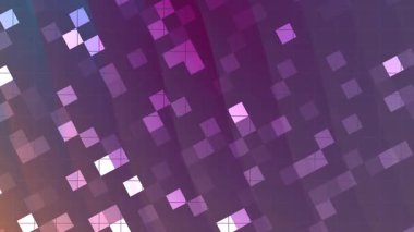 Twirls Blink Square, Moving Geometric Squares ile Soyut Animasyon Arkaplanı ve Gradyan Renk Şeması, Video Stoku telif hakkı.