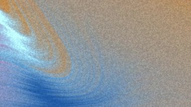 Soyut Twirl Gürültüsü, soyut akışkan mavi ve turuncu akışkan hareket arka planı, taneli dokusu ve girdapları, telif hakkı olmayan hisse senedi.