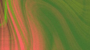 Soyut Twirl Gürültüsü, soyut yeşil ve pembe kıvrımlı arka plan, taneli dokuma ve akışkan hareketli, Stock telif hakkı olmayan video..