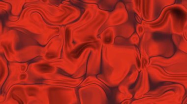 Soyut Plastik, Soyut Kırmızı Sıvı Akımı ve Yumuşak, Dinamik Hareket Tasarımı, Hisse senedi telif hakkı olmayan video ile Dalga Arkaplanı.