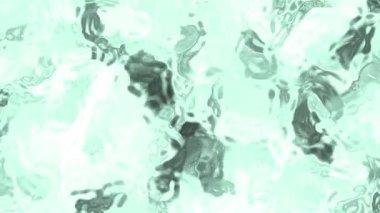 Soyut Plastik Su, Soyut sıvı hareket arkaplanı görsel efekt ve tasarım için yeşil ve gri renkler, Stock telif hakkı olmayan video.