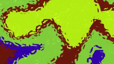 Soyut Sıvı Su C, Soyut renkli sıvı animasyon arka planı, akışkan sıvı şekiller ve canlı dokular, Stock telif hakkı olmayan video.