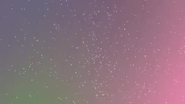 Parıldayan parçacıklar ve gradyan renk efektiyle soyut Twirls Partikülleri, soyut yıldızlı gökyüzü arkaplanı, Video Stoku telif hakkı.
