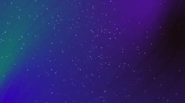 Soyut Dönen Parçacıklar, akış çizgileri ve ışıldayan parçacıklar animasyonu ile soyut uzay arkaplanı, telif hakkı olmayan hisse senedi.