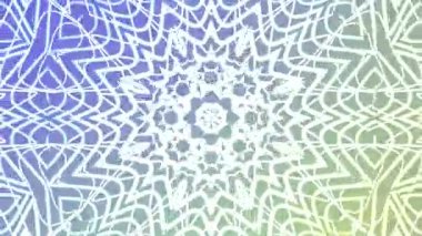 Soyut girdaplar Kaleydoskop A, soyut kaleydoskop hareketinin büyüleyici arkaplanı, değişken renk ve desenler, Video Stoku kraliyet ailesi.