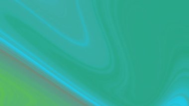 Akan hareketli mavi ve yeşil renklerin soyut Twirl, soyut sıvı mermer arka planı, Video Stok telif hakkı.