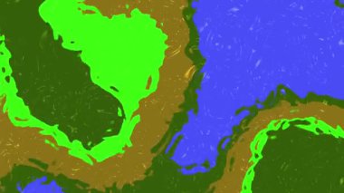 Soyut Sıvı Su C, soyut sıvı akış animasyonu renkli şekiller ve dinamik hareketli dokular, telif hakkı olmayan stoklar.