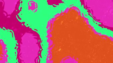 Sıvı Su B 'nin soyutlamaları, renkli sıvı boya ile soyut animasyon arka planı, kusursuz bir şekilde hareket ediyor ve akıyor, Stock telif hakkı olmayan video..