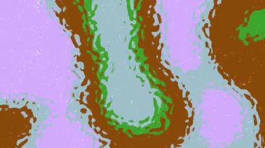 Soyut arkaplan, akışkan boya dokusuyla soyut hareketli arkaplan ve organik şekiller animasyon, Video Stok telif hakkı.