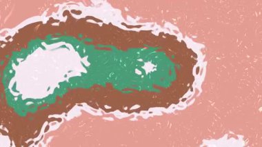 Soyut arkaplan, soyut akışkan sıvı animasyon pastel renkler, değişen organik şekiller ve dokular, Video Stok kraliyet ailesi..