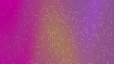 Soyut arkaplan, soyut animasyon arkaplanı, renkli bir gradyan üzerinde hareket eden ve harmanlanan noktalar, Video Stok telif hakkı.
