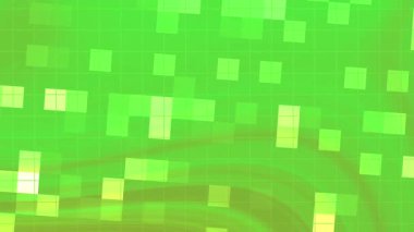 Twirl Blink Square soyut yeşil pikselli arka plan şebeke desenli modern tasarım için dijital sanat, telif hakkı olmayan hisse senedi..