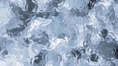 Soyut Plastik Su B, Soyut Su Yüzeyi Animasyonu Yansıyan Işık ve Sıvı Hareketli Kusursuz Döngü, telif hakkı olmayan hisse senedi.