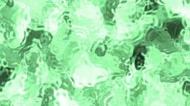 Soyut Plastik Su B, soyut yeşil sıvı madde akışı, ışık yansımaları ve dalgalanmalar, telif hakkı olmayan hisse senedi.