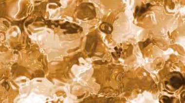 Soyut Plastik Su A, soyut altın sıvısı ya da karamelli madde kusursuz bir döngü içinde hareket ediyor..
