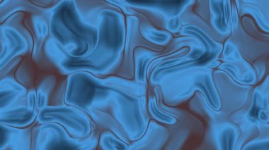 Estetik, Soyut Mavi Akışkan Hareketi Yaratıcı Arkaplan için Dalgalanma Efekti ve Organik Şekiller, Telif hakkı olmayan video.