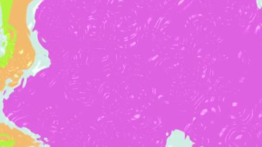 Sıvı Su C, Soyut renkli sıvı şekiller, parlak efektlerle ekranda akıyor ve şekil değiştiriyor, Stock telif hakkı olmayan video.