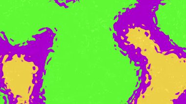 Arkaplan soyut, soyut renkli sıvı şekiller canlı renkler ve dokularla ekranda hareket ediyor, Stock telif hakkı olmayan videolar.