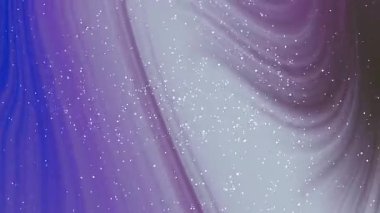 Soyut Döndürme Parçacıkları, Parıltı parçacıkları ile soyut girdap arka planı, mor ve mavi renkler, döngüye açık animasyon, Stock telif hakkı olmayan video.