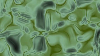 Soyut Plastik, soyut akışkan yeşil sıvı arka plan dalgalanma ve girdap hareketi, dikişsiz döngü, Video Stok telif hakkı.