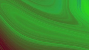 Soyut Twirl, soyut yeşil akışkan akışkan arka plan animasyonu kıvrımlı çizgiler ve gradyanlarla, Video Stok telif hakları.