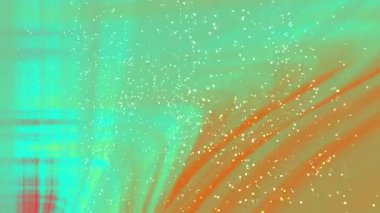 Soyut Twirl Partikülleri, soyut renkli arkaplan akış çizgileri ve ışıldayan parçacıklar, modern tasarım, Stock telif hakkı olmayan video.