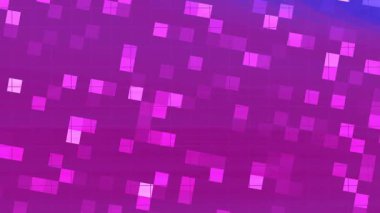 Twirl Blink Square soyutlamaları, renkli karelerin soyut animasyon arkaplanı, ızgara çizgileri yavaşça döngü halinde hareket eden, telif hakkı olmayan hisse senedi.