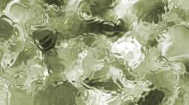 Soyut Plastik Su, Soyut Sıvı Yüzey Canlandırması Zeytin Yeşil Tonları ve Yansıtıcı Işık Efektleri, telif hakkı olmayan hisse senedi.