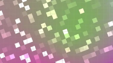 Twirls Blink Square soyut animasyon arka plan renkli kareler ve ızgara çizgileri modern tasarım için, telif hakkı serbest hisse senedi.