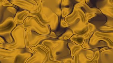 Soyut plastik, soyut altın sıvı akışı kusursuz döngü animasyonu dinamik arka plan görselleri, hisse senedi telif hakkı olmayan video.