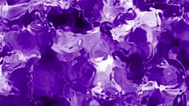Soyut Plastik Su B, Soyut Mor Sıvı Dokusunu Kusursuz Döngü içinde Işık Yansımalarıyla Büyülemek, Video Stoku Krallığı.