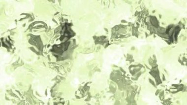 Soyut Plastik Su A, açık yeşil ve gri renklere sahip soyut akışkan sıvı arka plan, kusursuz döngü, telif hakkı olmayan hisse senedi.