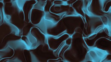 Soyut Plastik, soyut mavi ve kahverengi akışkan sıvı arka plan animasyonu organik hareket ve doku, Video Stoku kraliyet ailesi.