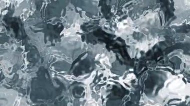 Soyut Plastik Su, soyut akışkan sıvı yüzey, arka planlar için dalgalanma ve yansıtıcı etkiler, telif hakkı olmayan videolar.