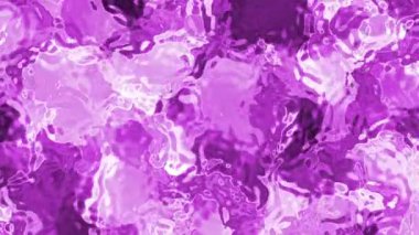 Soyut Plastik Su B, soyut mor sıvı yüzey parıldayan ışık yansımaları ve akışkan hareket döngüsü, kraliyet mensubu serbest hisse senedi.