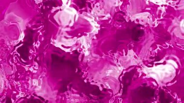 Soyut Plastik Su A, parlak yüzeyleri ve dinamik yansımaları olan soyut akışkan pembe sıvı arka plan, döngü tabanlı, borsa telif hakkı olmayan video..