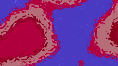 Sıvı Su B, Soyut sıvı şekiller ve renklerin kusursuz bir döngü animasyon arka planında akışı, Stock telif hakkı olmayan video..