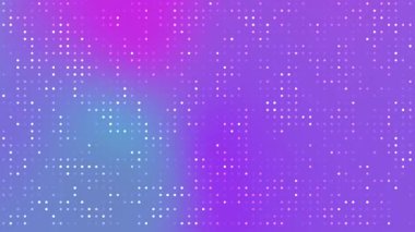 Arkaplan soyut, soyut hareketli arkaplan animasyonu canlı mor ve mavi gradyan üzerinde parlayan noktalar, Stock telif hakkı olmayan video.